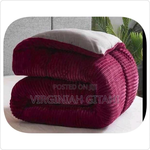 Multicolour *Velvet Duvets* 1duvet 1 Bedsheet 2 PCS Pillow Cases