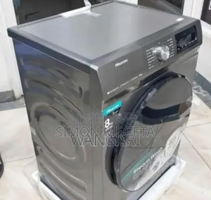 Colour Silver New Hisense 8kgs Wash and Dry Washing Machineu