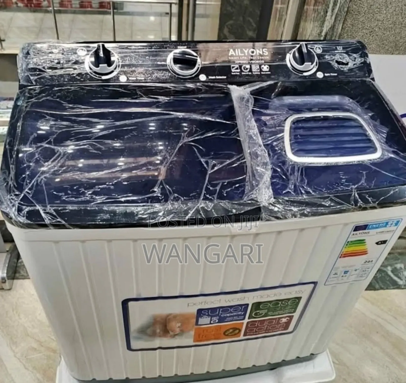 Low Power Consumption Ailyons 8 KGS Twin Tub Washing Machine