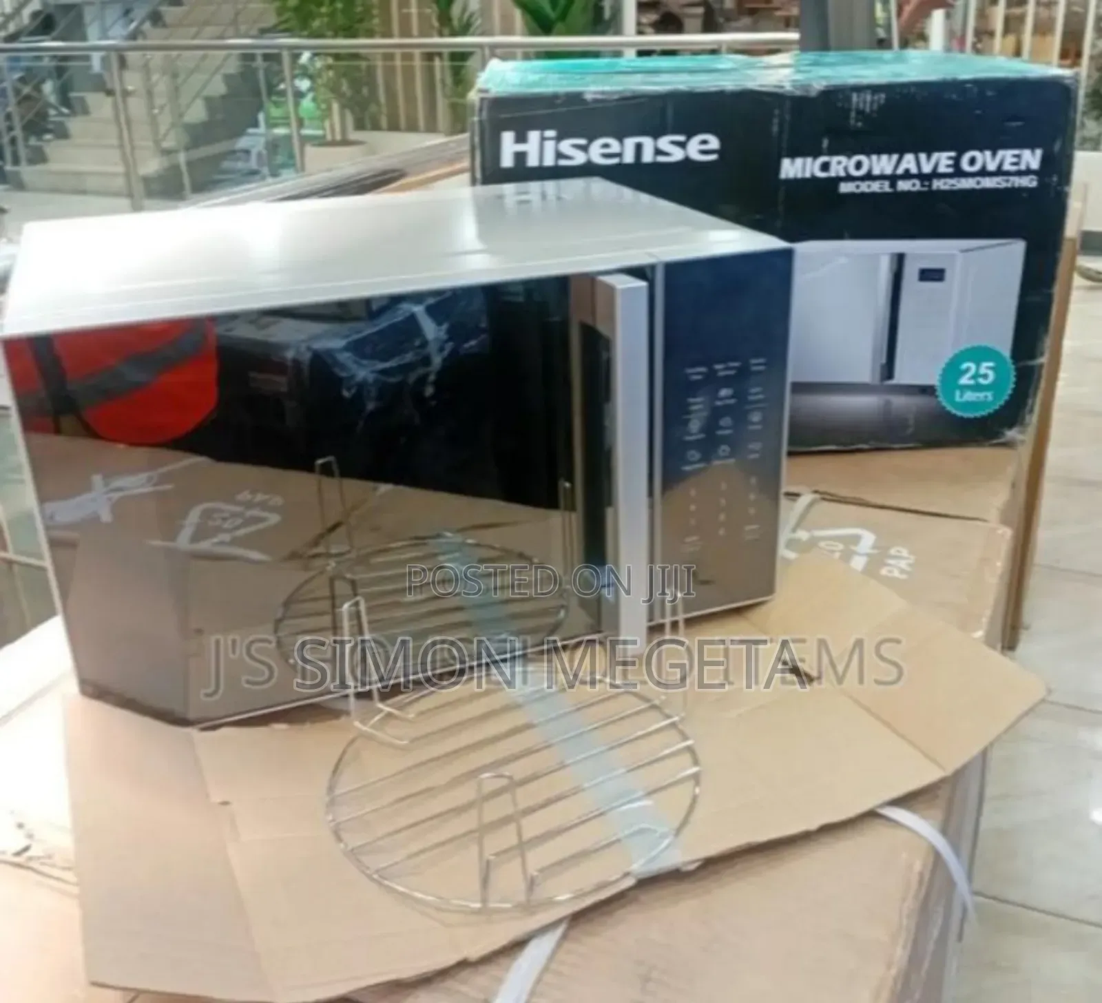 Colour Silver New Hisense 25l Digital Microwave