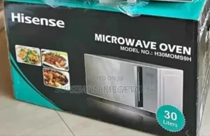 With Grilled Oven+ Hisense 30litres Digital Microwave
