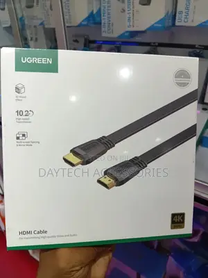 Ugreen Hdmi Male to Male Flat Cable 5m (Black) (Ed015/50821)