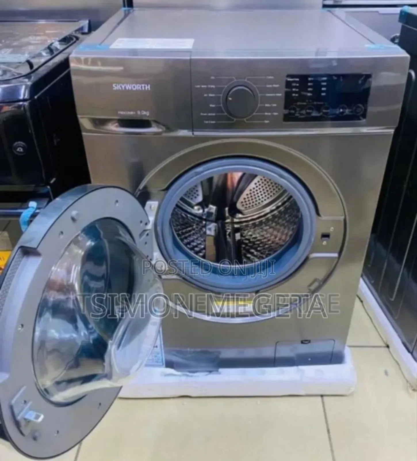 Colour Silver Skyworth 12kgs Wash and Dry Washing Machine