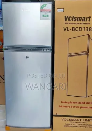 With Warranty Volsmart 138 Litres Double Door Fridge