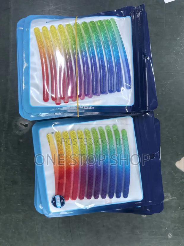 20x Tire Wheel Reflective Colorful Stickers