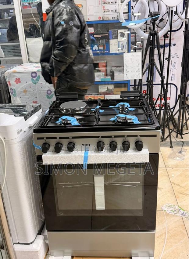 *Von Vcf653131nsy Freestanding Cooker – 3 Gas + 1 Electric Burners
