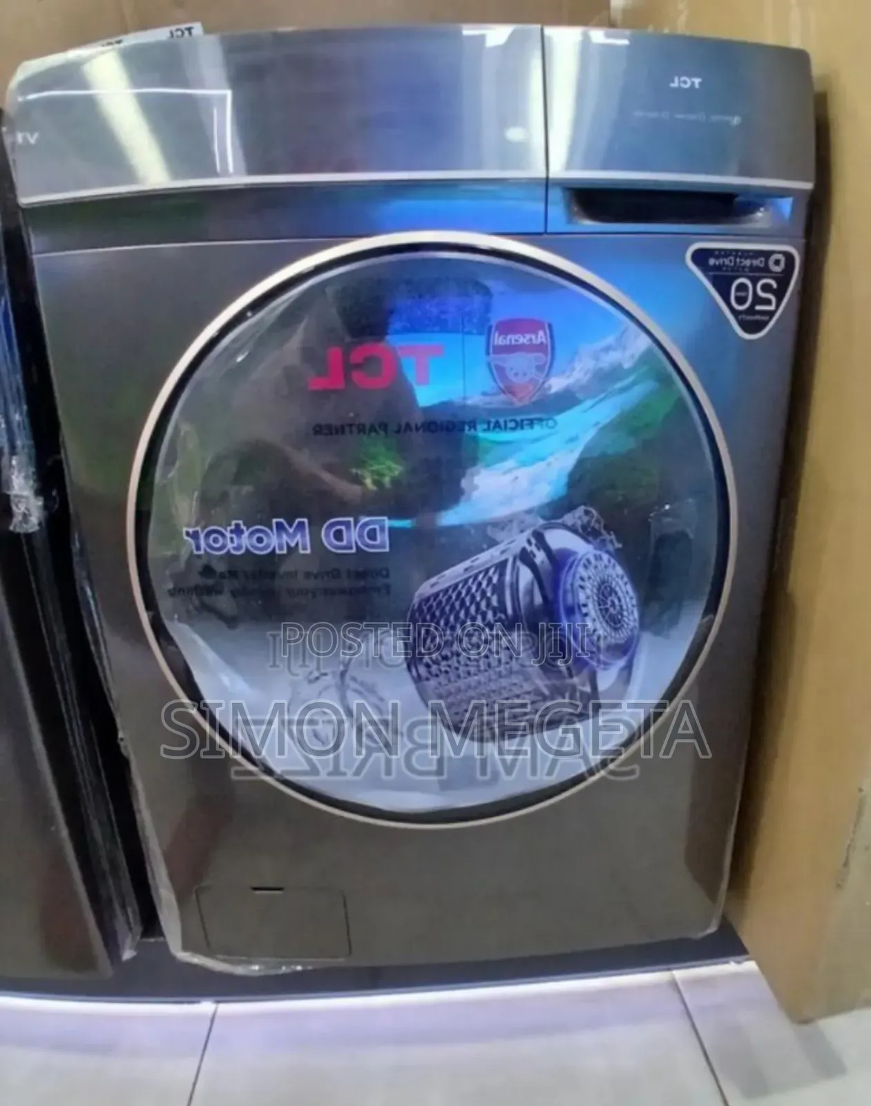 Colour Grey TCL 10kgs Wash and Dry Washing Machine