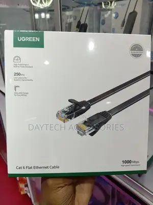 Ugreen Nw102-20166 Cat6 Utp Flat Ethernet Cable 20m – Black