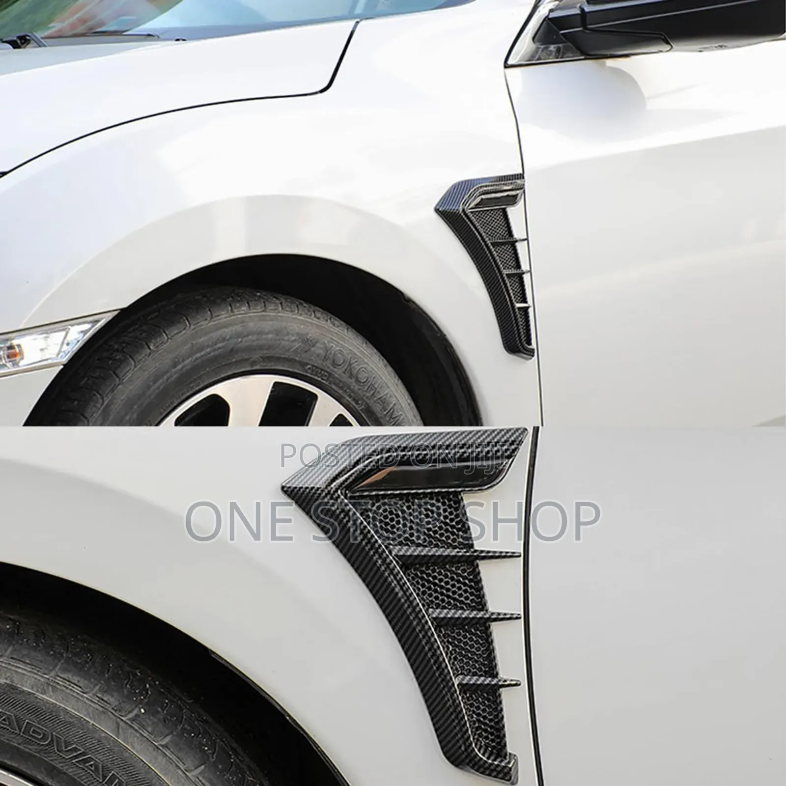 2x Side Wing Fender Air Vent