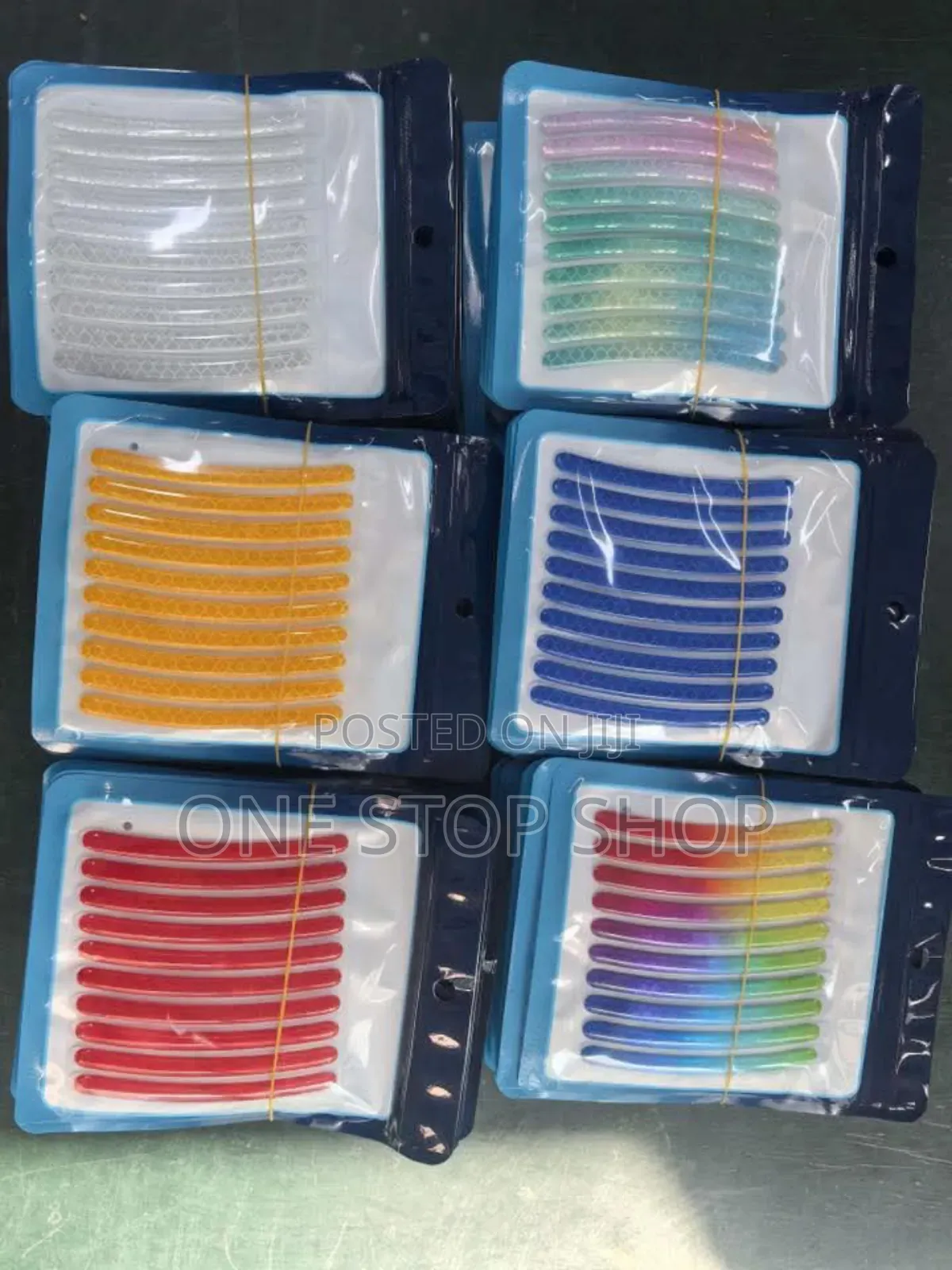 20x Colored Self Stick One Wheel Stickers