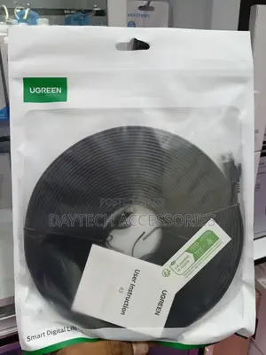 Ugreen Nw102 Cat6 U/Utp Flat Ethernet Cable 10m – Black