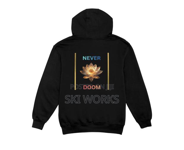 Neverdoom Black Hoodie - main view