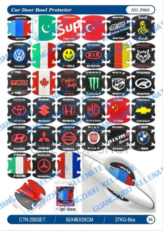 4pc Set Car Bowl Branded Door Bowl Protector