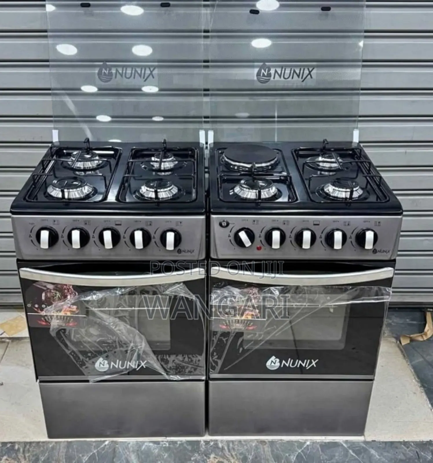 Nunix 4 Burner Gas Cooker With Gas Oven