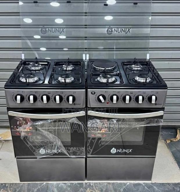 Nunix 4 Burner Gas Cooker With Gas Oven
