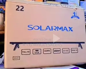 Solarmax 22 Inches Tv – Ac/Dc Ready With Free‐To‐Air Channels