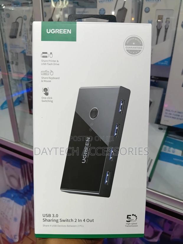 Ugreen Usb 3.0 4-Port Switch Box With 1.5m Usb Cables - thumbnail 2