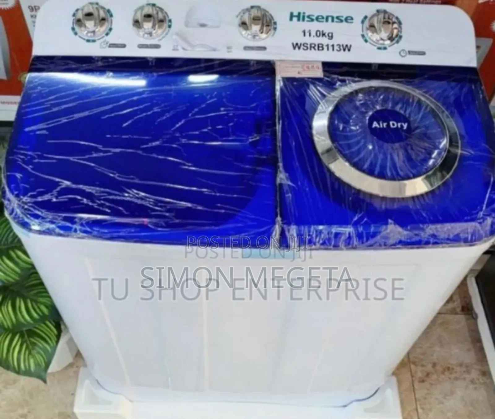 Colour White Hisense 13kgs Washing Machine