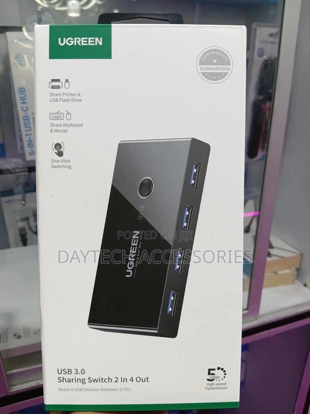 Ugreen Usb 3.0 2 in 4 Out Switch Box Selector.
