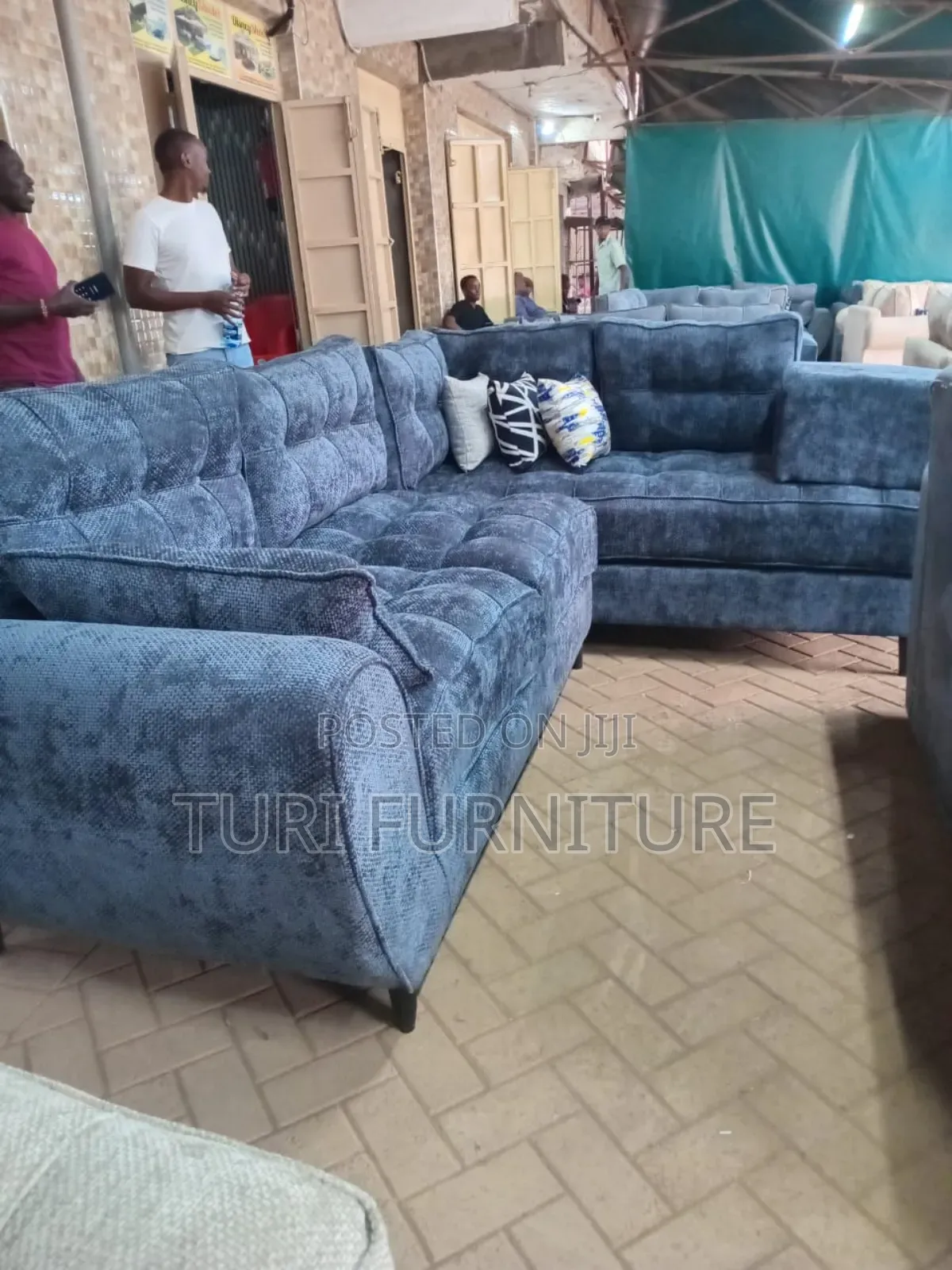 Butterfly Springed Cushions Sofa