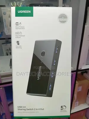 Ugreen Usb 3.0 2 in 4 Out Switch Box Selector.