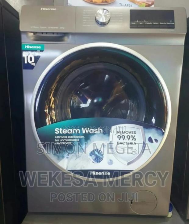 Front Loader New Hisense 10kgs Wash and Dry Washing Machine