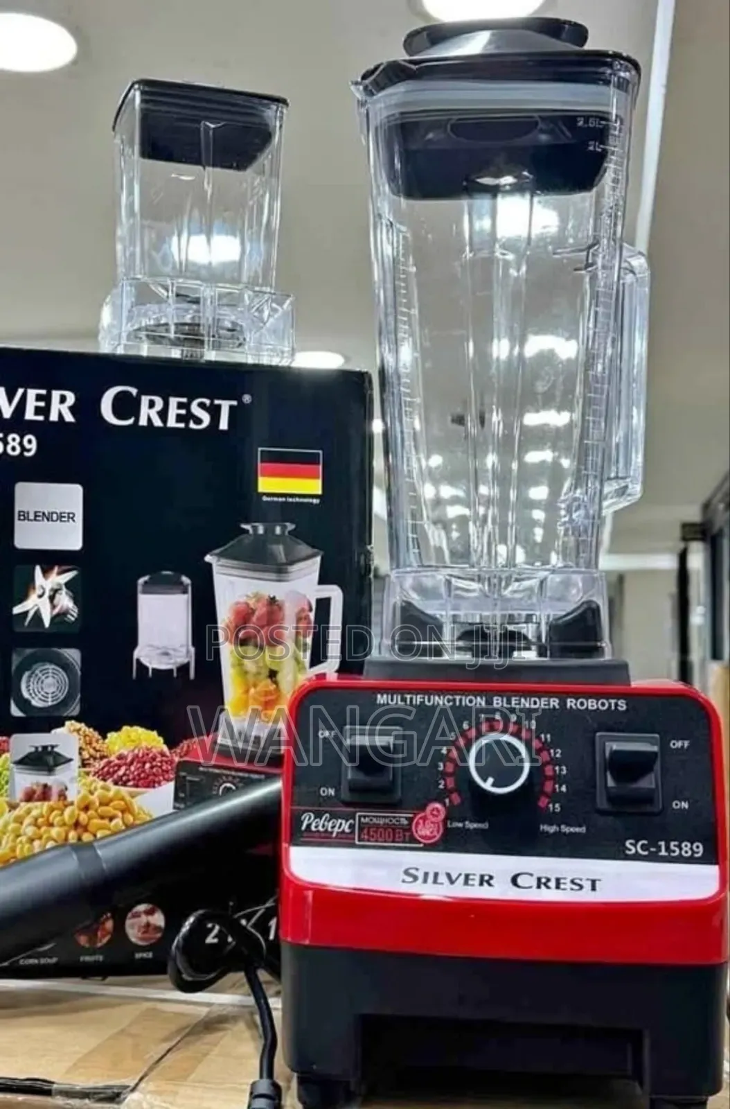 Multi-Function Silver Crest Blender