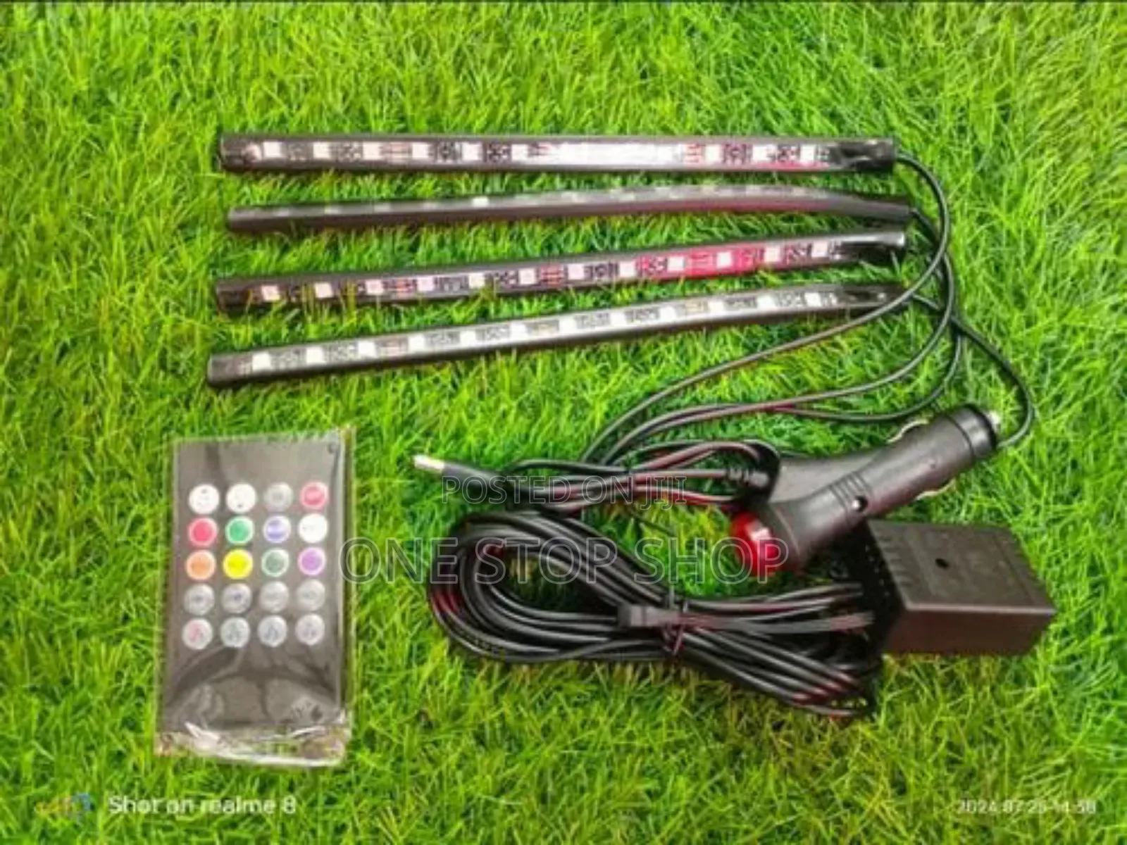 4xcar Styling RGB Led Remote Color Selection Floor Strip Lights