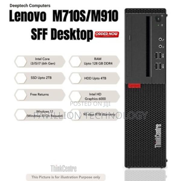 Desktop Computer Lenovo ThinkCentre M910 8GB Intel Core i5 HDD 500GB - thumbnail 4