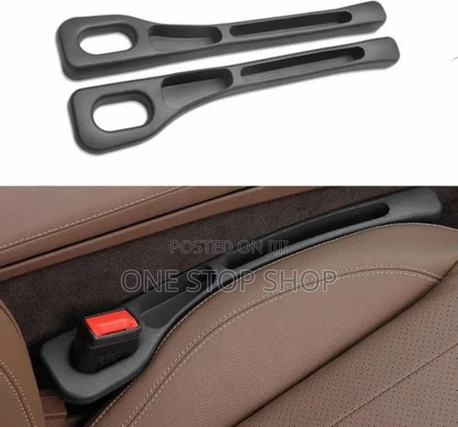 2x Dual Slot Car Between Seat Gap Organizer