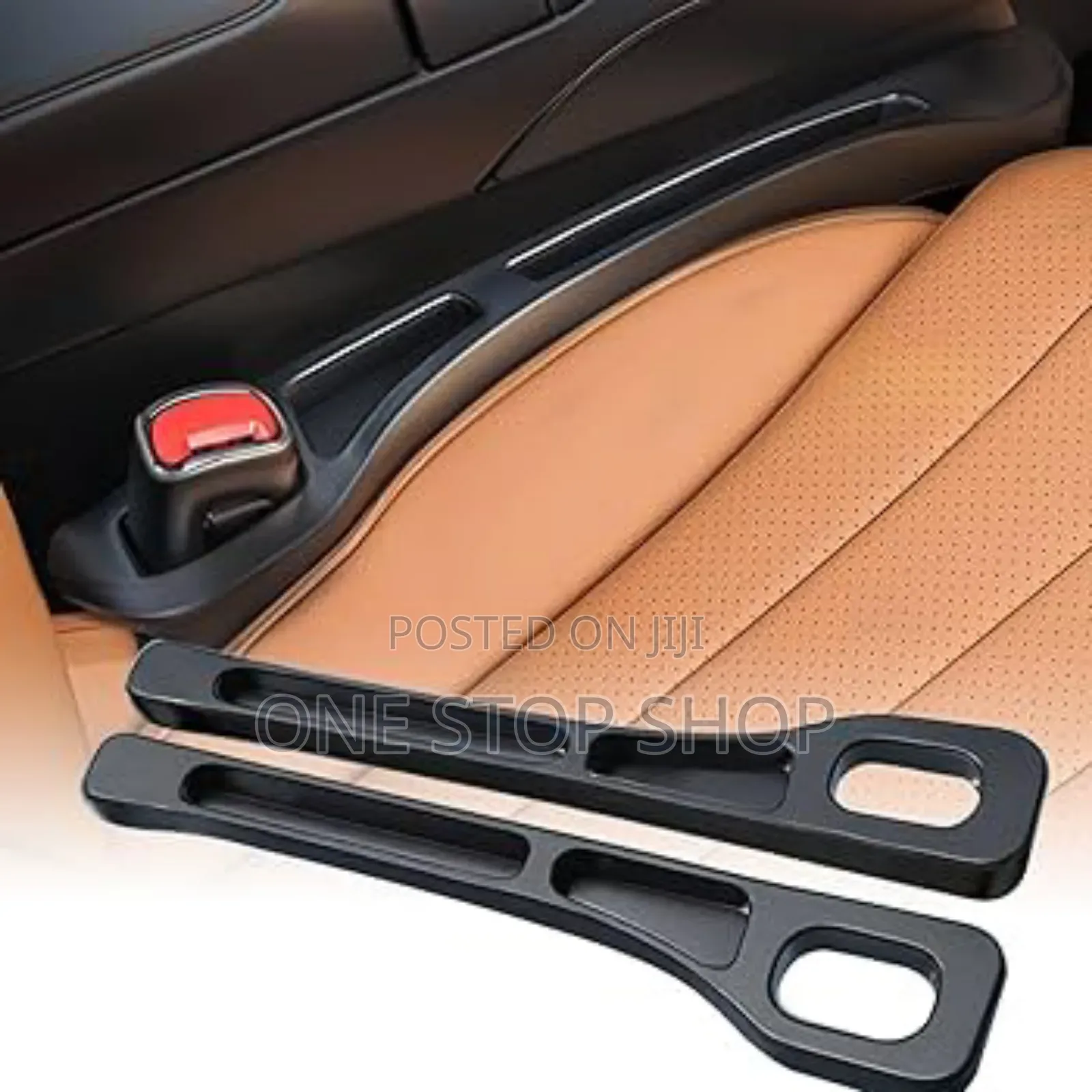 2x Multifunctional Seat Side Gap Seam Filler Organizer With Phone Slot