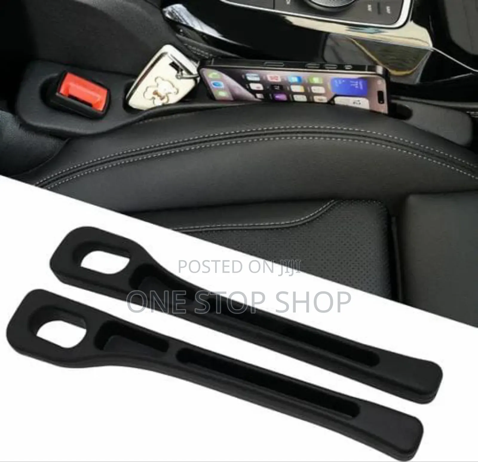 2x Universal Fit Fil the Gap Between Seat Console Organizer