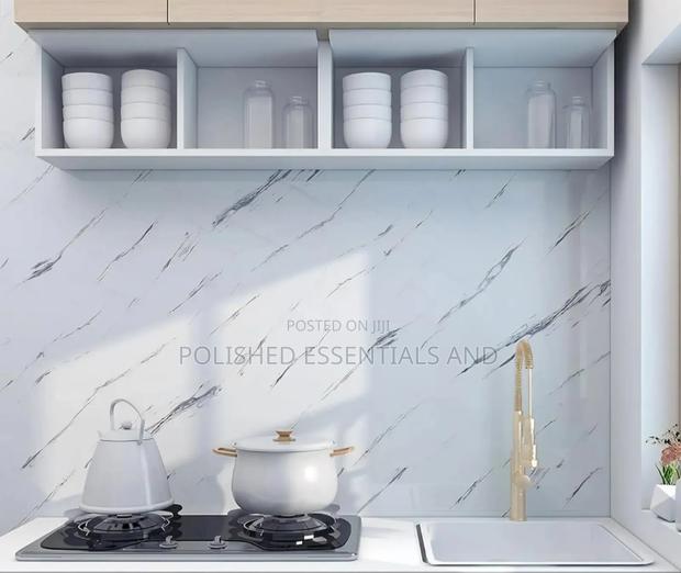 Kitchen Cabinets Marble Contact Papers - main view