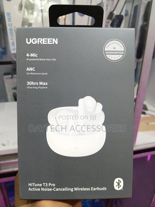 Ugreen Hitune T3 Pro Ws206 – Wireless Earbuds,White - thumbnail 3