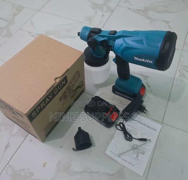 Makita-Compatible Cordless Paint Spray Gun Set - main view