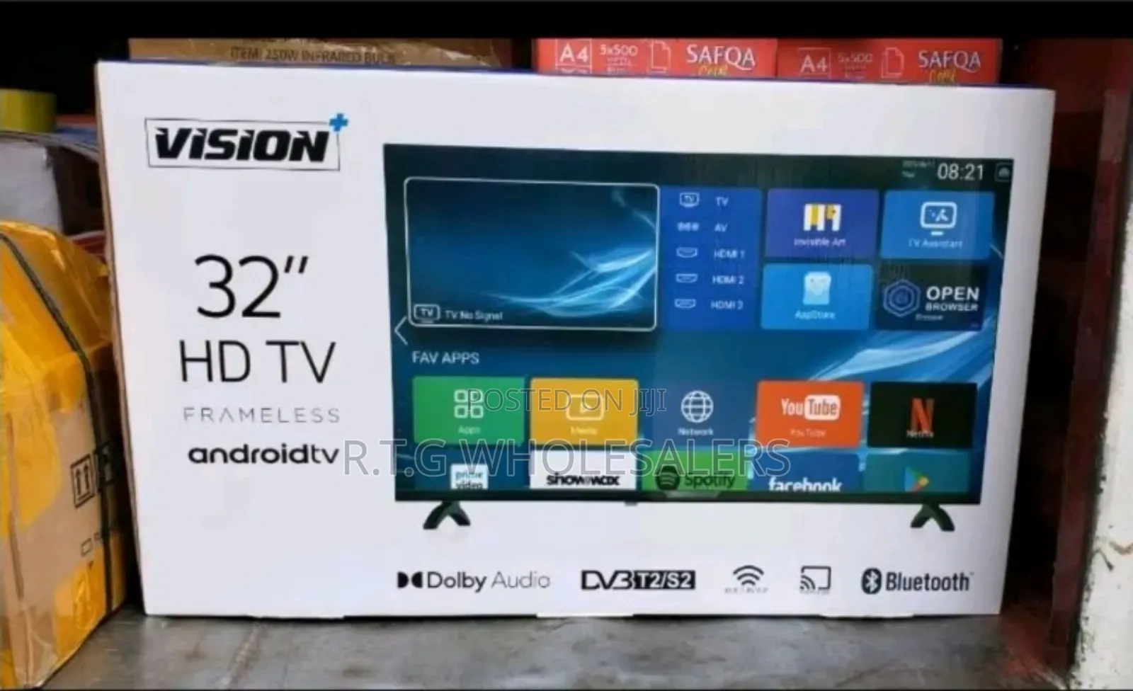 Vision Plus 32′′ Frameless Whale Smart Tv – Hd Smart Tv