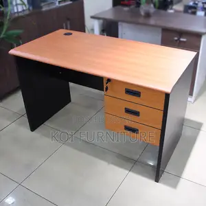 Office Desk : 1.4 Meters Economic Executive Desk With Drawers