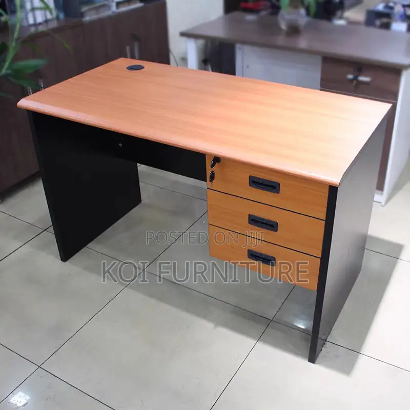 Office Desk : 1.4 Meters Economic Executive Desk With Drawers
