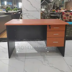 Office Desk : 1.4 Meters Economic Executive Desk With Drawers