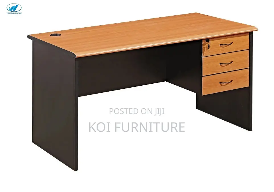 Office Desk : 1.4 Meters Economic Executive Desk With Drawers