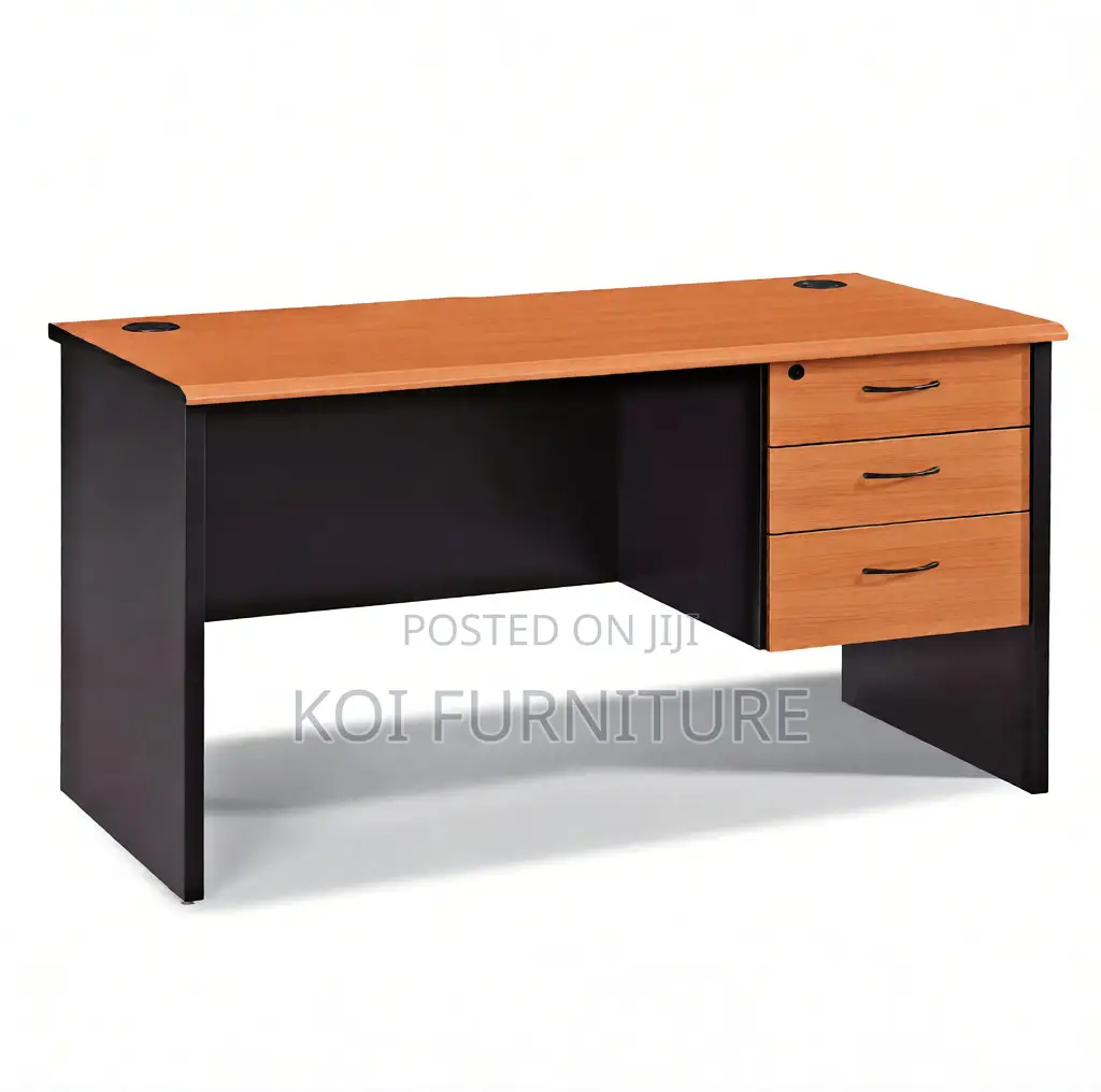 Office Desk : 1.4 Meters Economic Executive Desk With Drawers