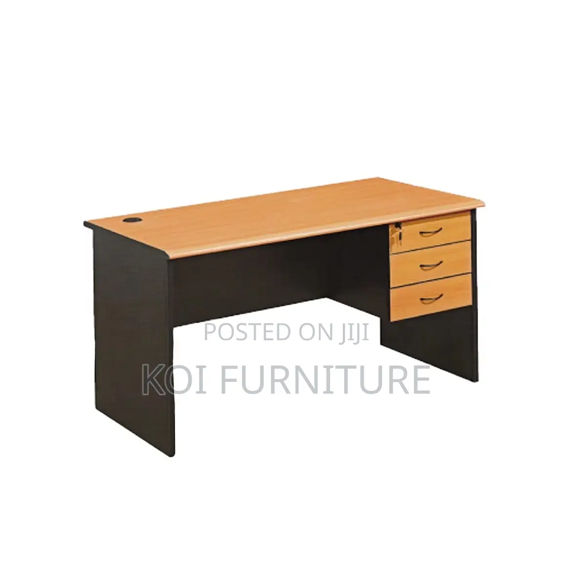 Office Desk : 1.4 Meters Economic Executive Desk With Drawers