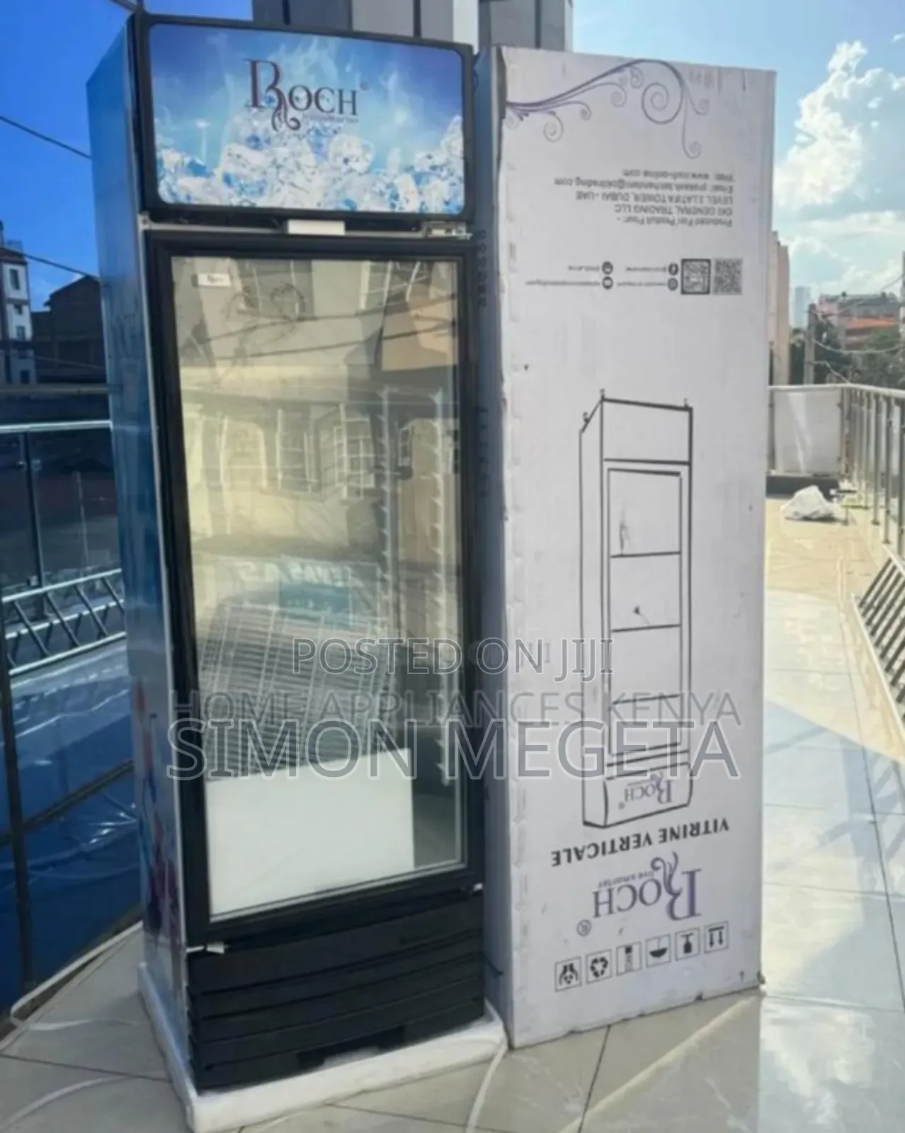 Pay On Delivery Roch 279l Display Fridge