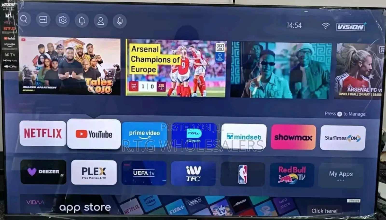Vision Plus 50′′ Qled Uhd Smart Tv