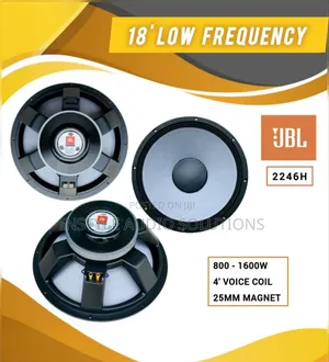 18" Liq Frequency Bass Speaker 800w - 1600w Vioce Coil 4"
