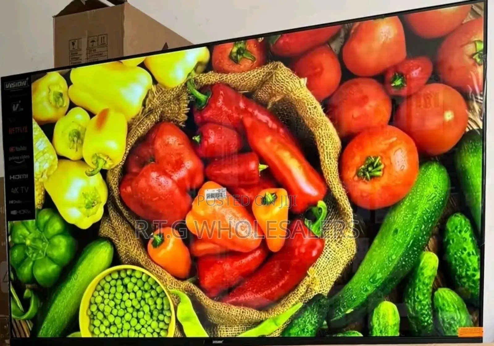 Vision Plus 55′′ Ultra Slim Smart Qled Tv With Wi‐Fi Hdmi Arc