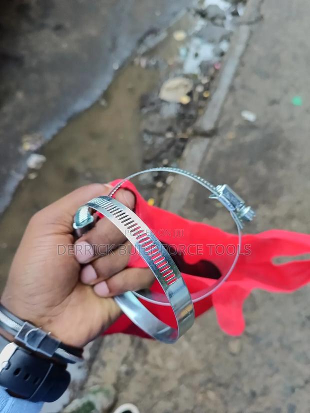 3" Stainless Steel Hose Clips/Pipe Clamps - main view