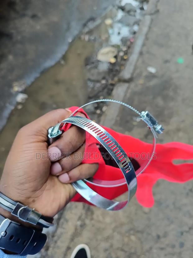 3" Stainless Steel Hose Clips/Pipe Clamps - thumbnail 3