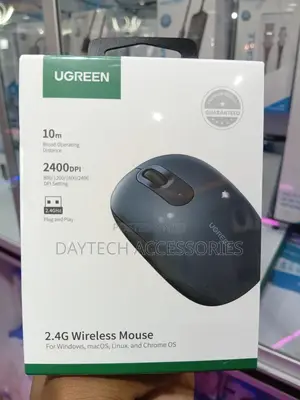 Ugreen 2.4g Wireless Mouse - Mu105 - Black