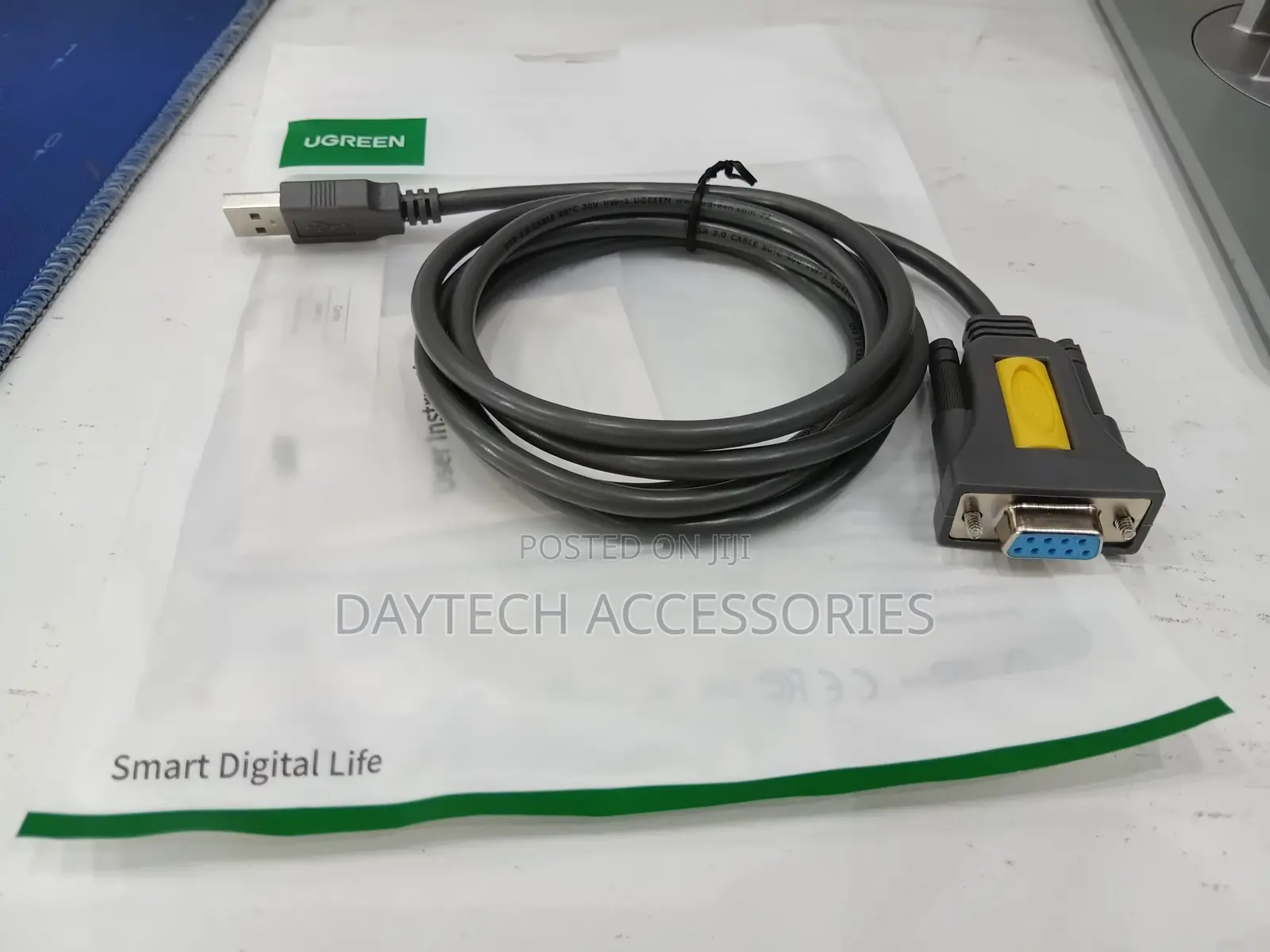 Ugreen Cr104 Usb to Db9 Rs-232 Female Adapter Cable